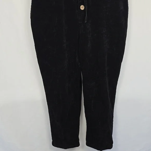 POL Black Corduroy Sleeveless Jumpsuit - Size Large - Picture 3 of 11